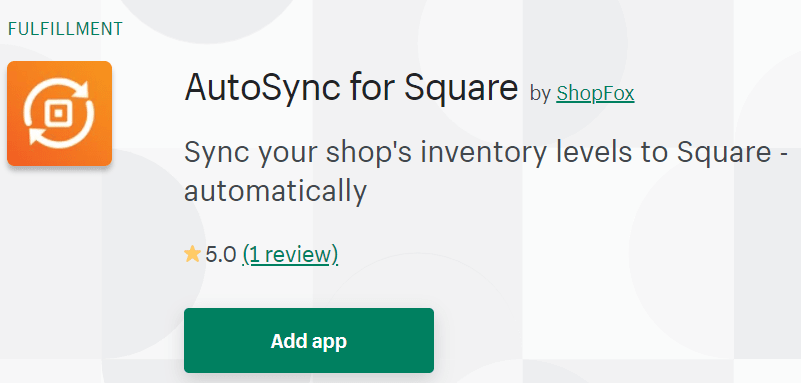 Square Shopify Integration - Adding AutoSync for Square App